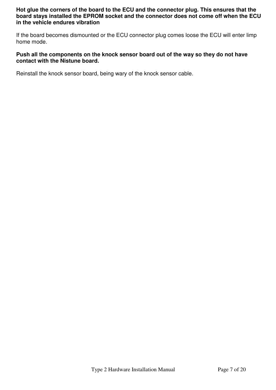 NIStune Type 2 V.1.6 User Manual | Page 7 / 20