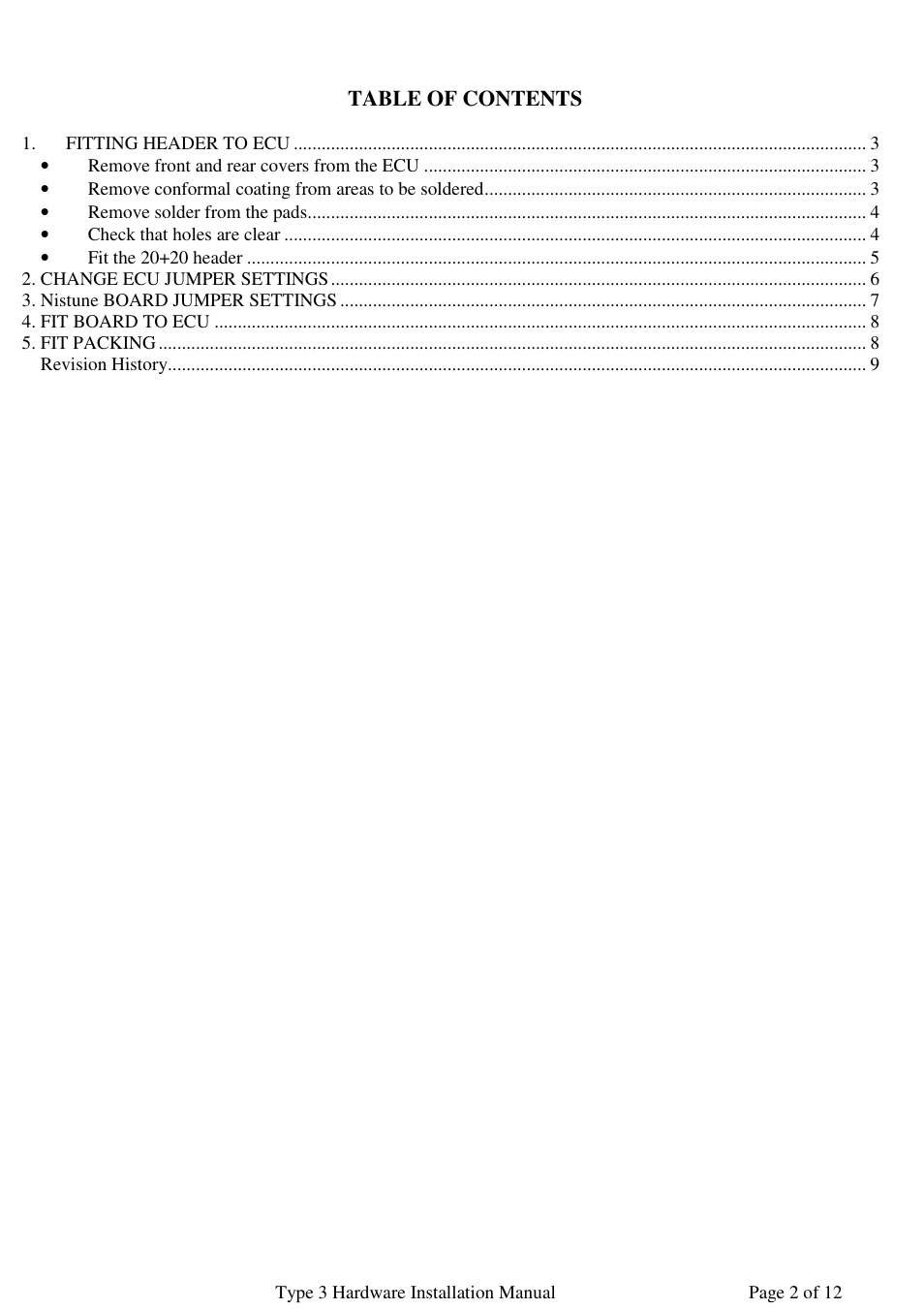 NIStune Type 3 User Manual | Page 3 / 12