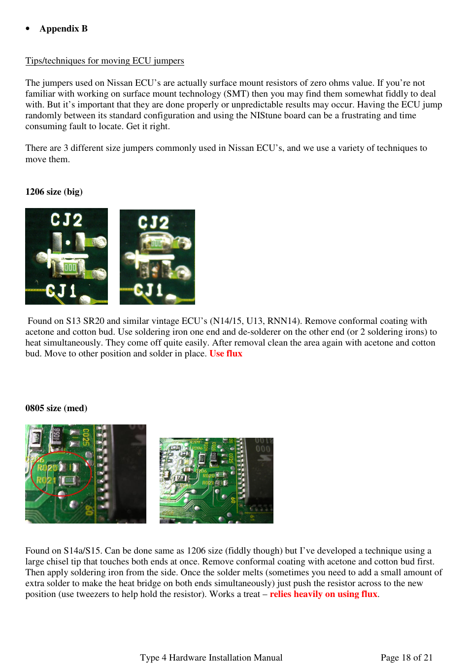 NIStune Type 4 User Manual | Page 19 / 21