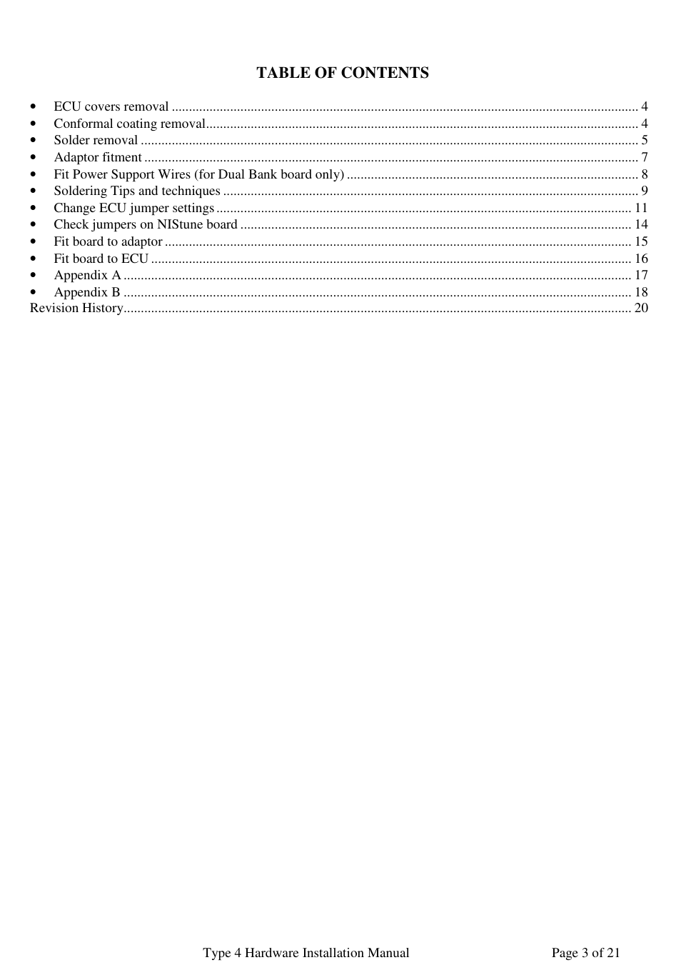 NIStune Type 4 User Manual | Page 4 / 21