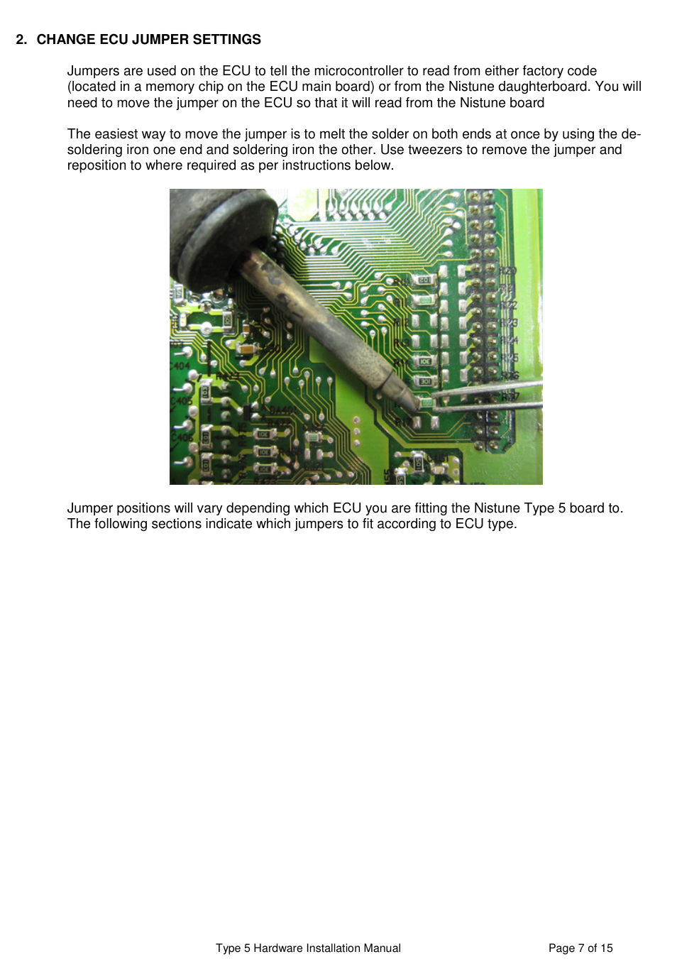 NIStune Type 5 User Manual | Page 8 / 15