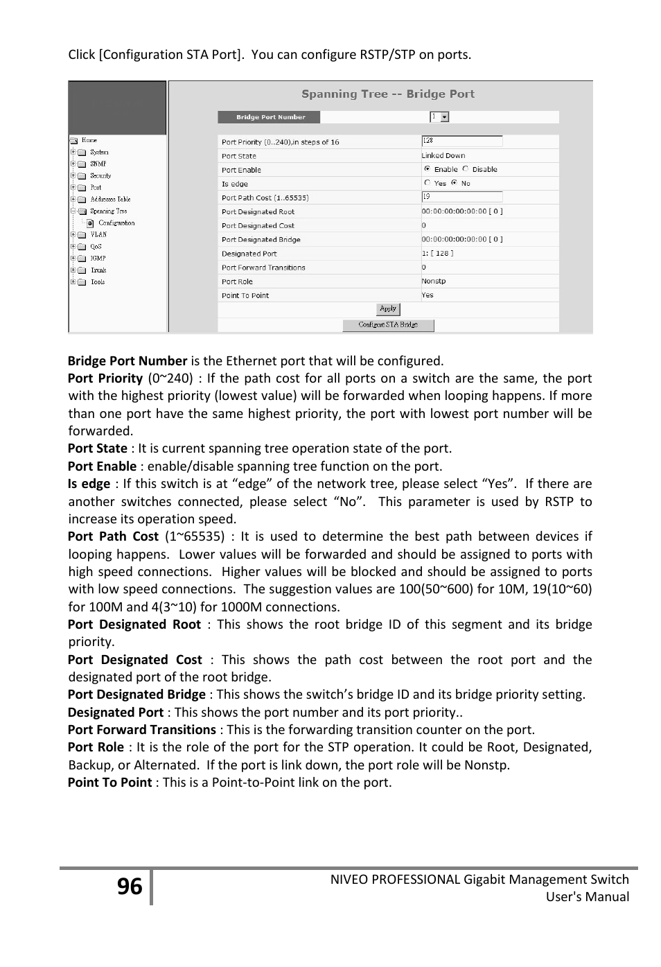Niveo Professional NGS16TP User Manual | Page 100 / 134