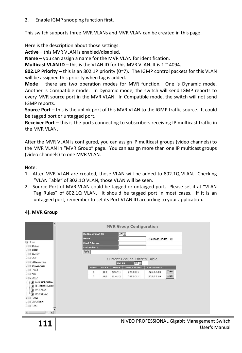 Niveo Professional NGS16TP User Manual | Page 115 / 134