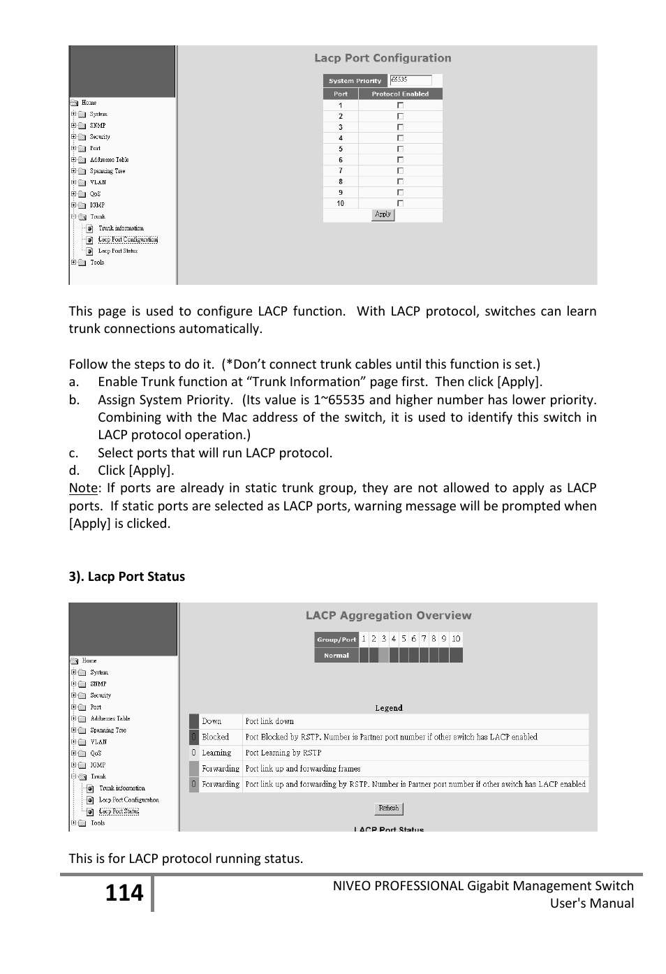 Niveo Professional NGS16TP User Manual | Page 118 / 134