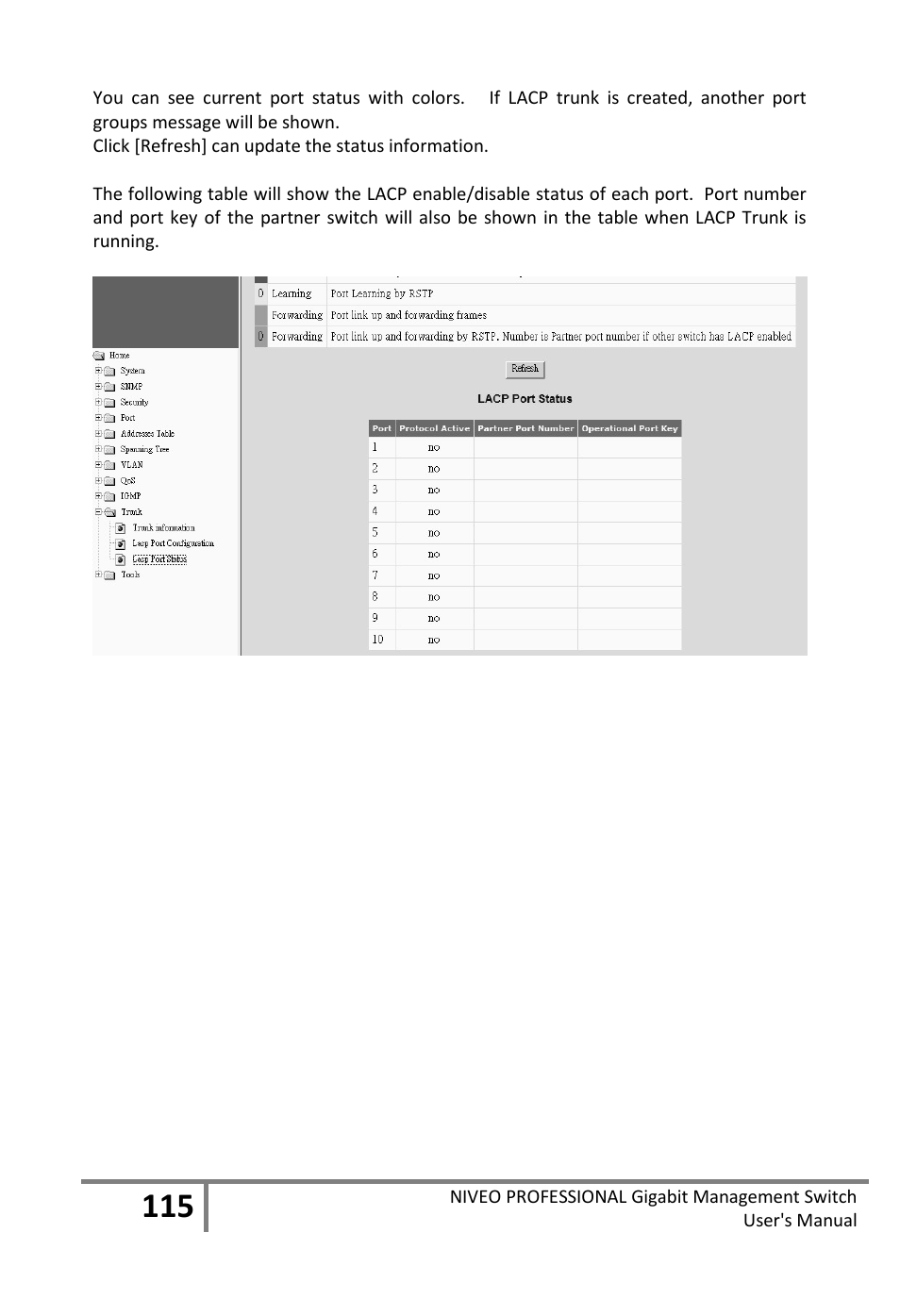 Niveo Professional NGS16TP User Manual | Page 119 / 134