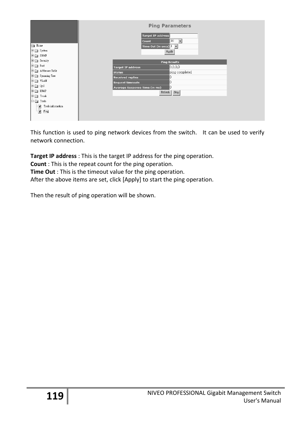 Niveo Professional NGS16TP User Manual | Page 123 / 134