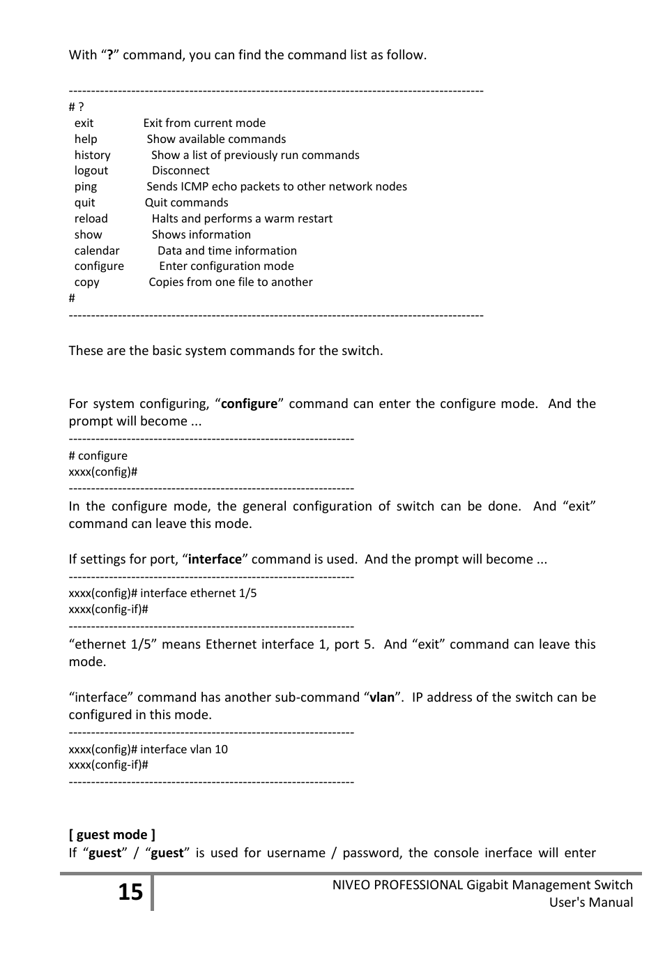 Niveo Professional NGS16TP User Manual | Page 19 / 134