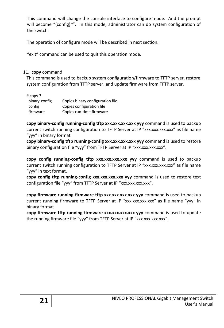 Niveo Professional NGS16TP User Manual | Page 25 / 134