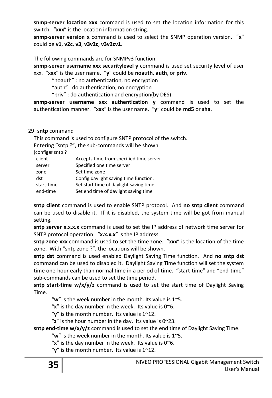 Niveo Professional NGS16TP User Manual | Page 39 / 134