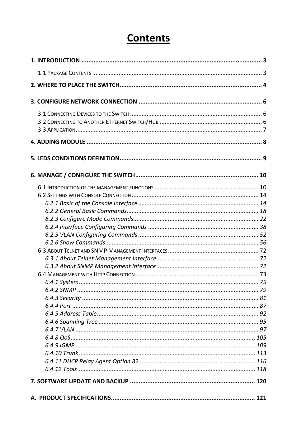 Niveo Professional NGS16TP User Manual | Page 5 / 134