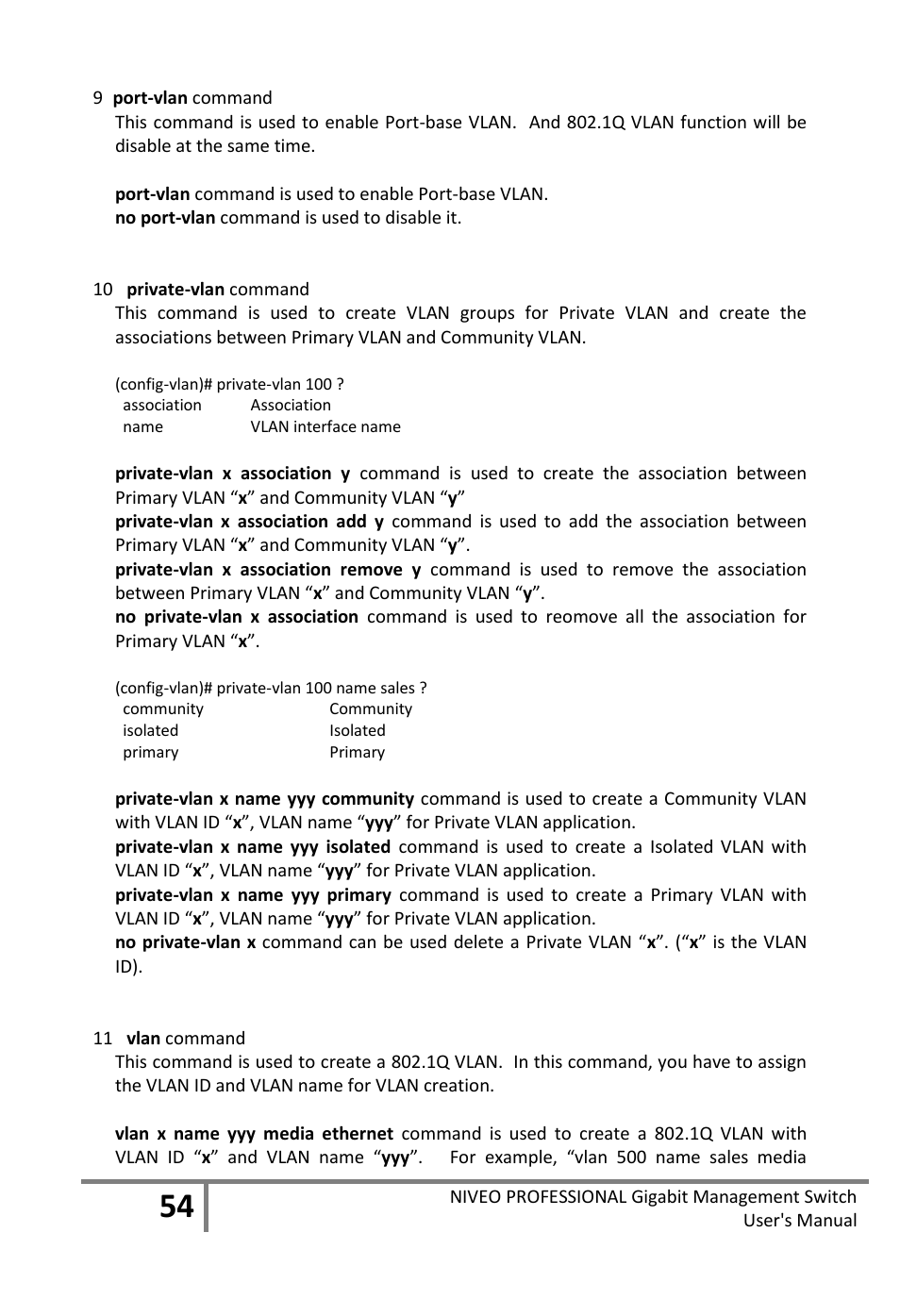 Niveo Professional NGS16TP User Manual | Page 58 / 134