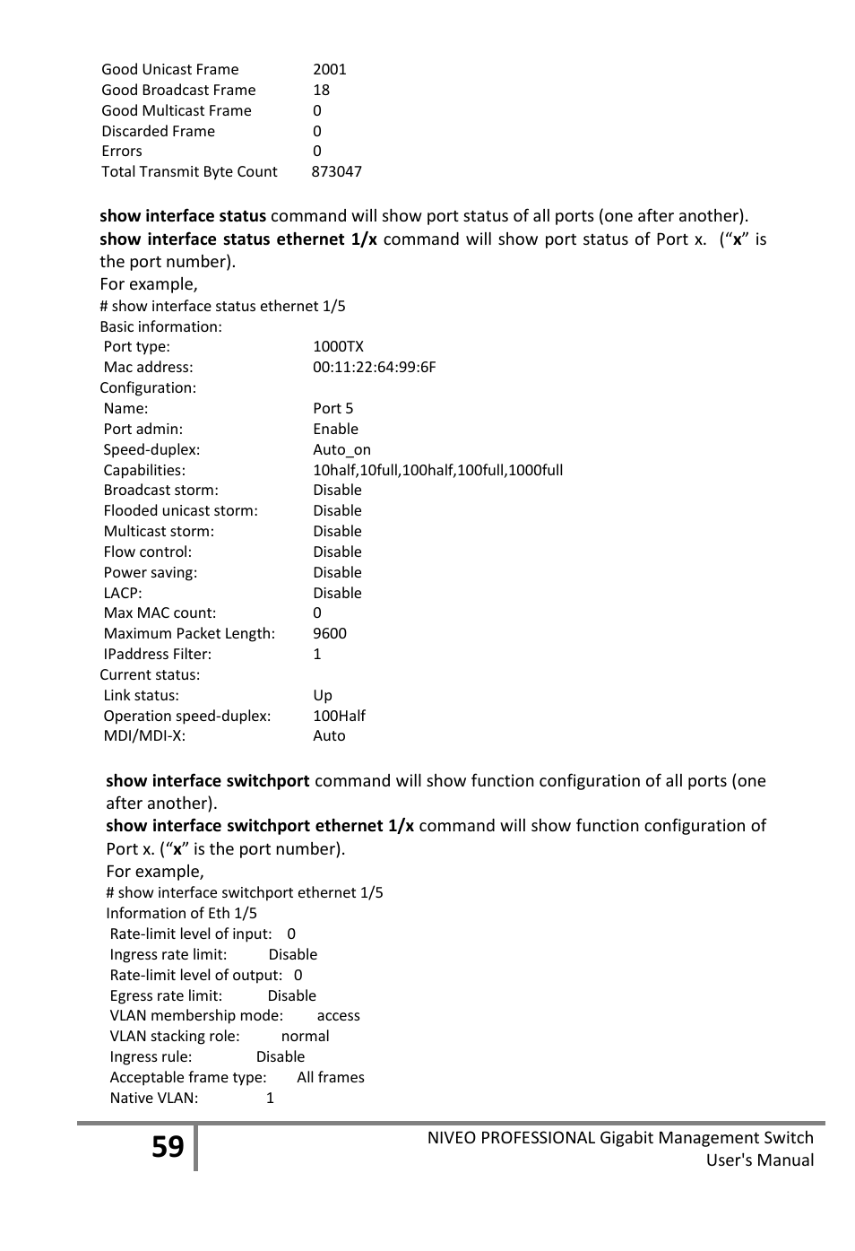 Niveo Professional NGS16TP User Manual | Page 63 / 134