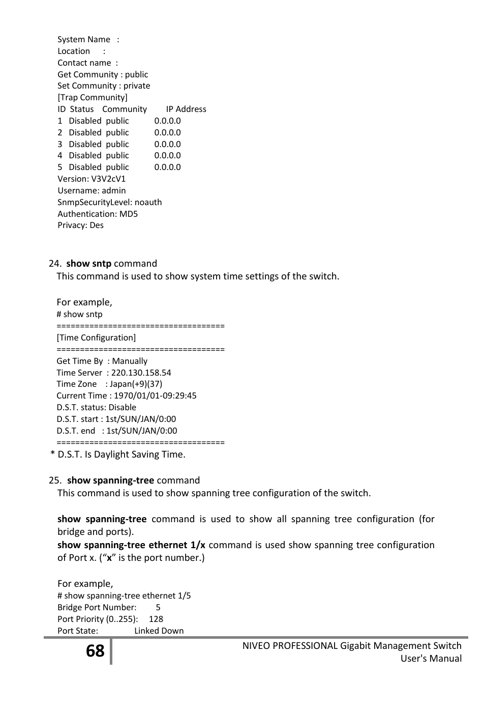 Niveo Professional NGS16TP User Manual | Page 72 / 134