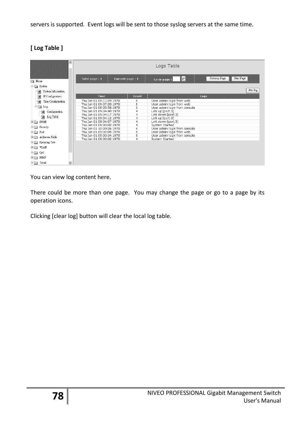 Niveo Professional NGS16TP User Manual | Page 82 / 134
