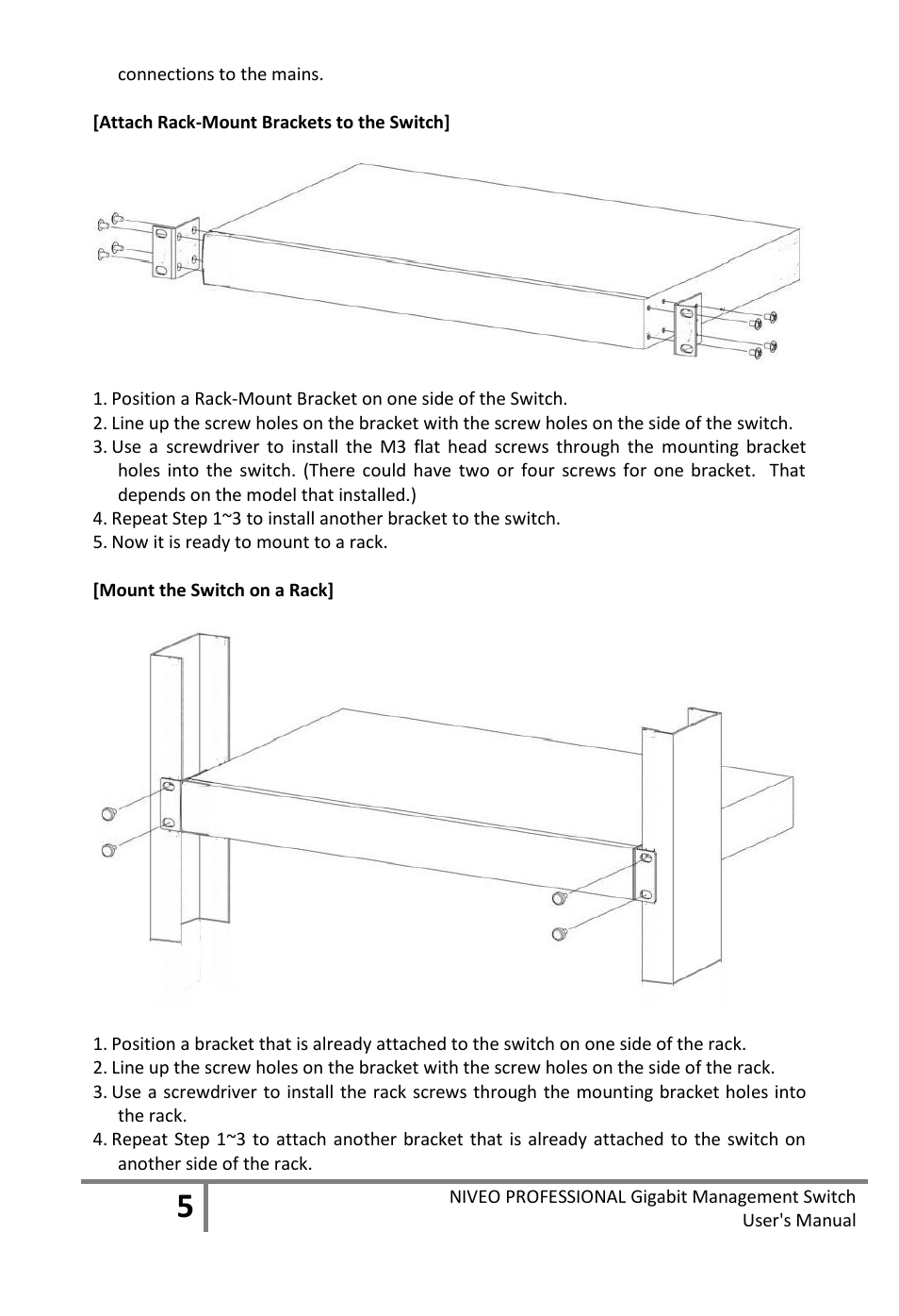 Niveo Professional NGS16TP User Manual | Page 9 / 134