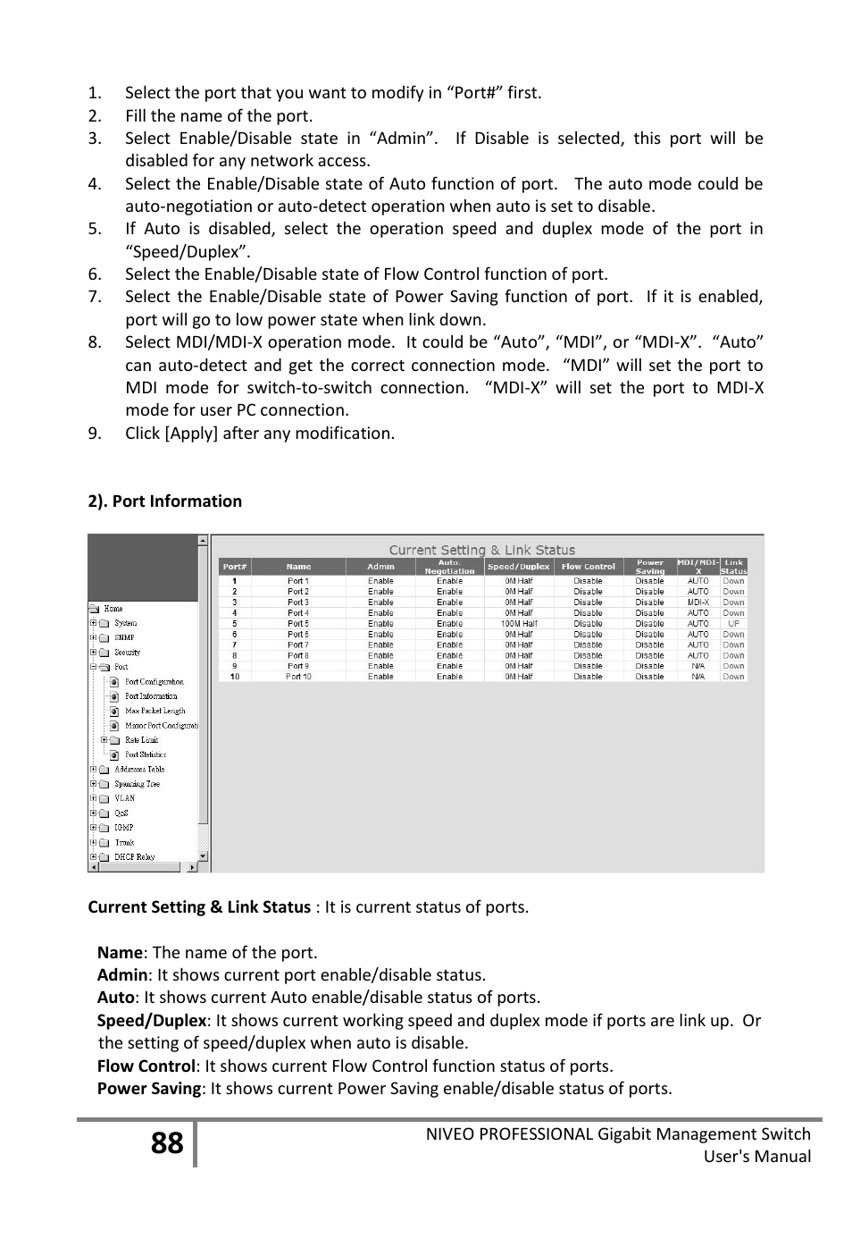 Niveo Professional NGS16TP User Manual | Page 92 / 134