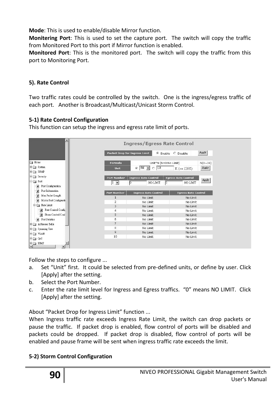 Niveo Professional NGS16TP User Manual | Page 94 / 134