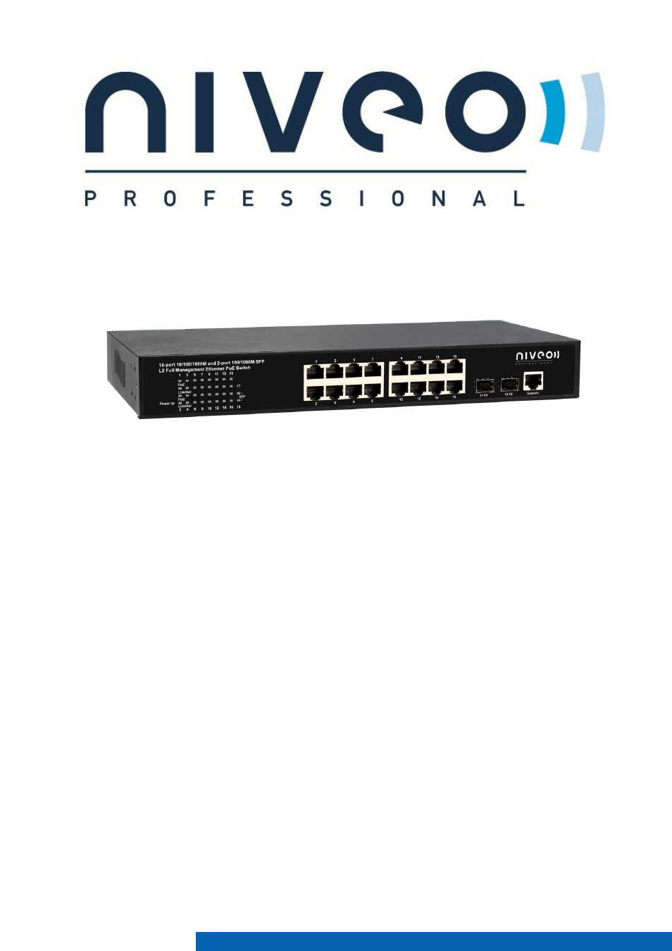 Niveo Professional NGSME16T2H User Manual | 366 pages