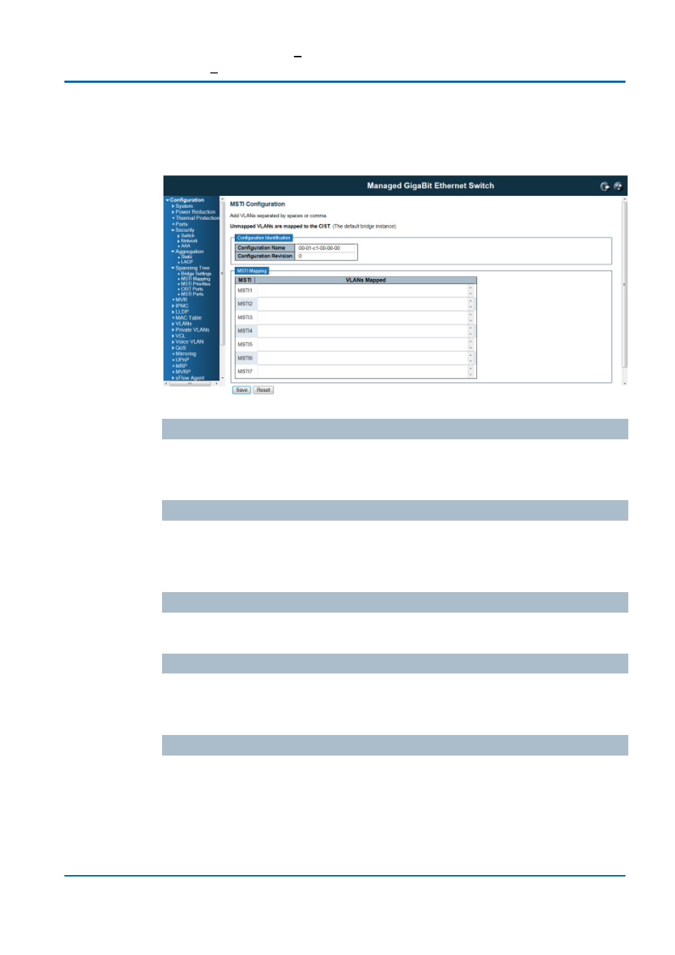 Spanning tree / msti mapping | Niveo Professional NGSME16T2H User Manual | Page 119 / 366