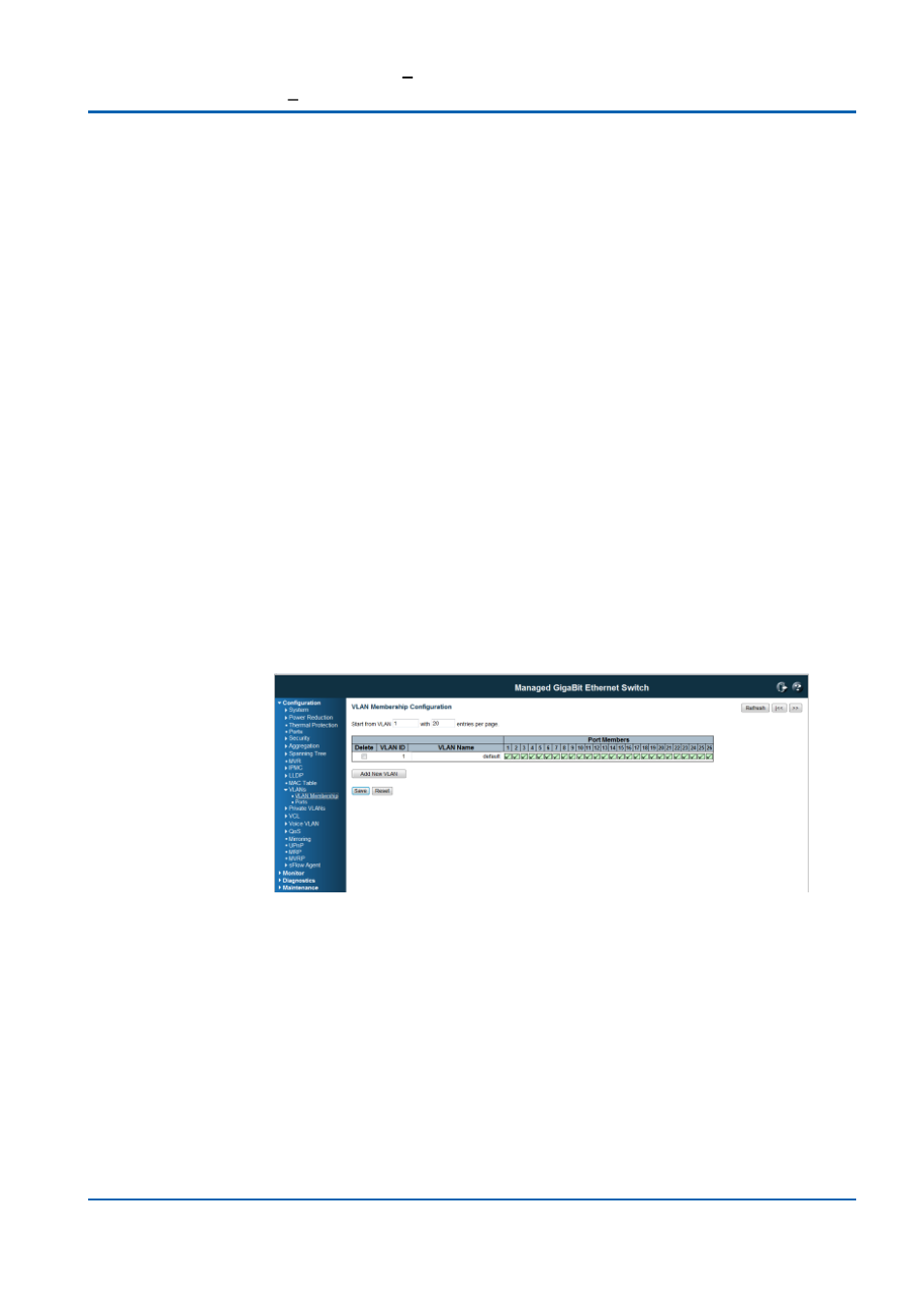 Vlan (virtual lan), Vlan membership configuration | Niveo Professional NGSME16T2H User Manual | Page 155 / 366