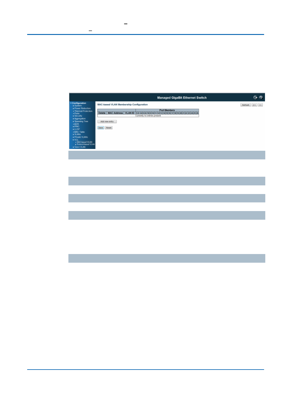 Vcl / mac-based vlan configuration | Niveo Professional NGSME16T2H User Manual | Page 163 / 366