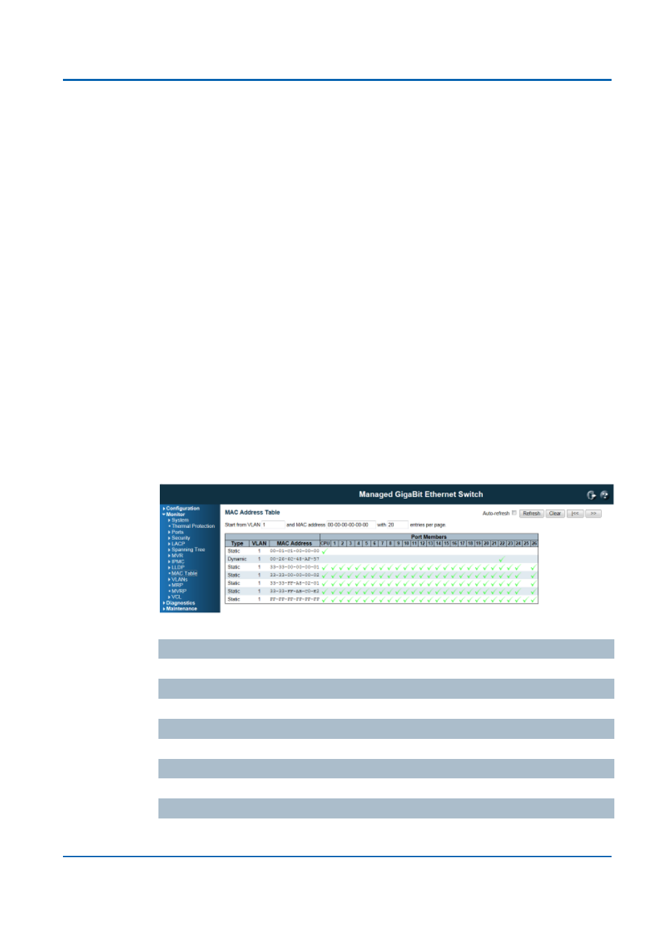 Dynamic mac table | Niveo Professional NGSME16T2H User Manual | Page 347 / 366