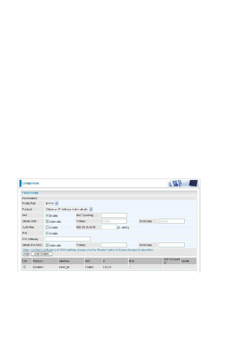 Obtain an ip address automatically (ewan) | Niveo Professional NWAR33P User Manual | Page 102 / 155