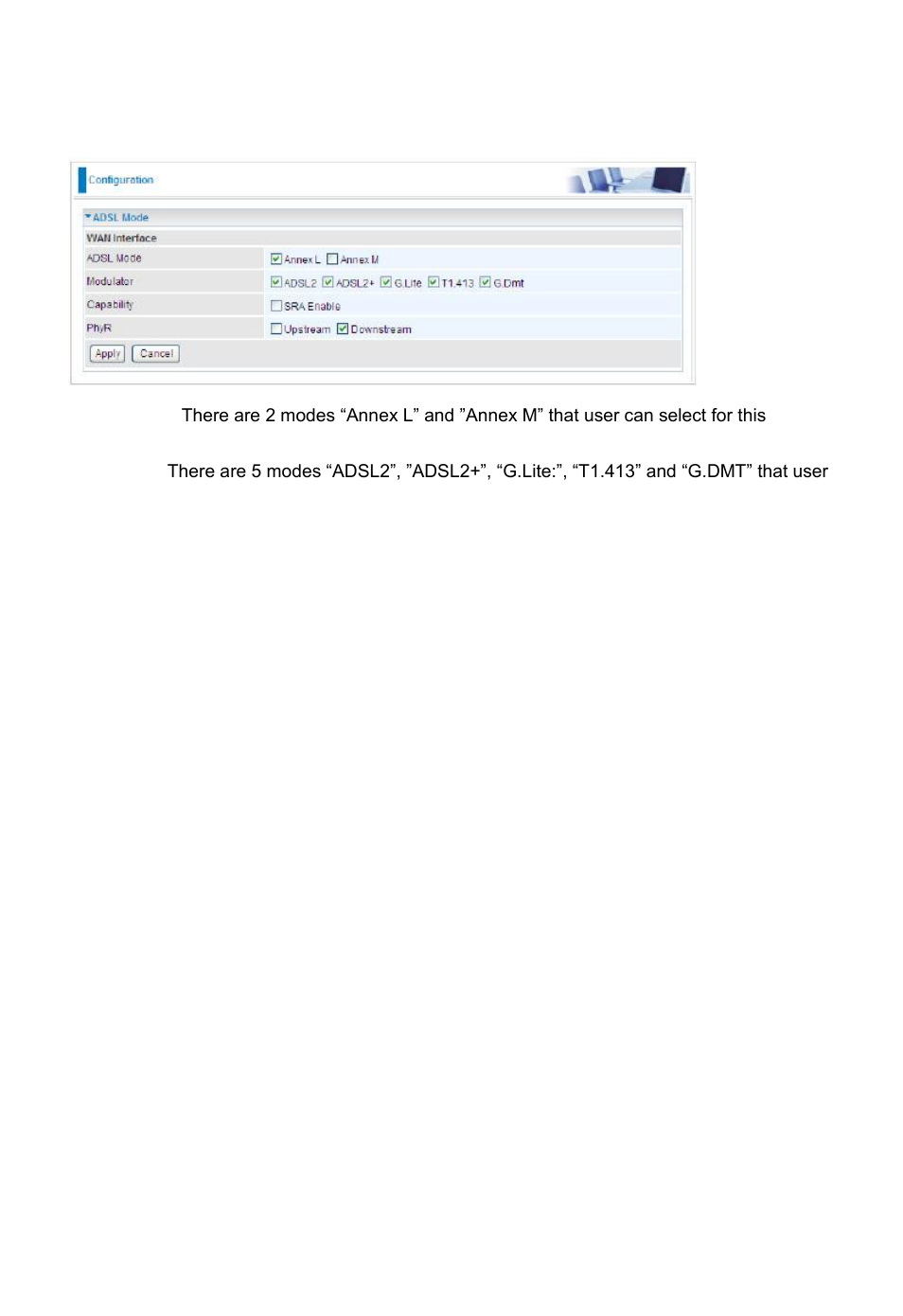 Adsl mode | Niveo Professional NWAR33P User Manual | Page 107 / 155
