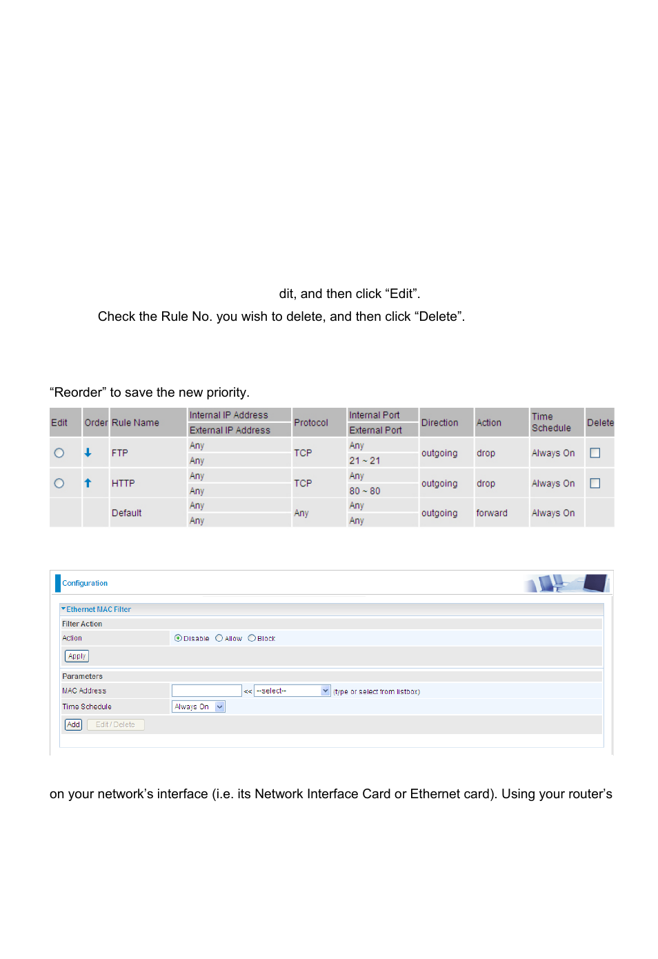 Ethernet mac filter | Niveo Professional NWAR33P User Manual | Page 116 / 155