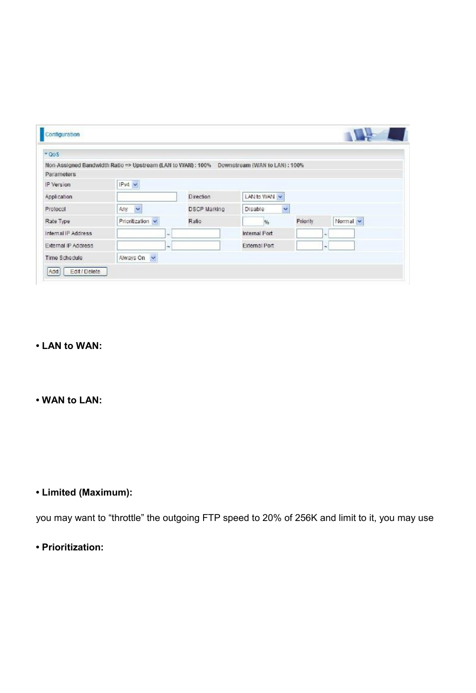 Qos - quality of service | Niveo Professional NWAR33P User Manual | Page 124 / 155