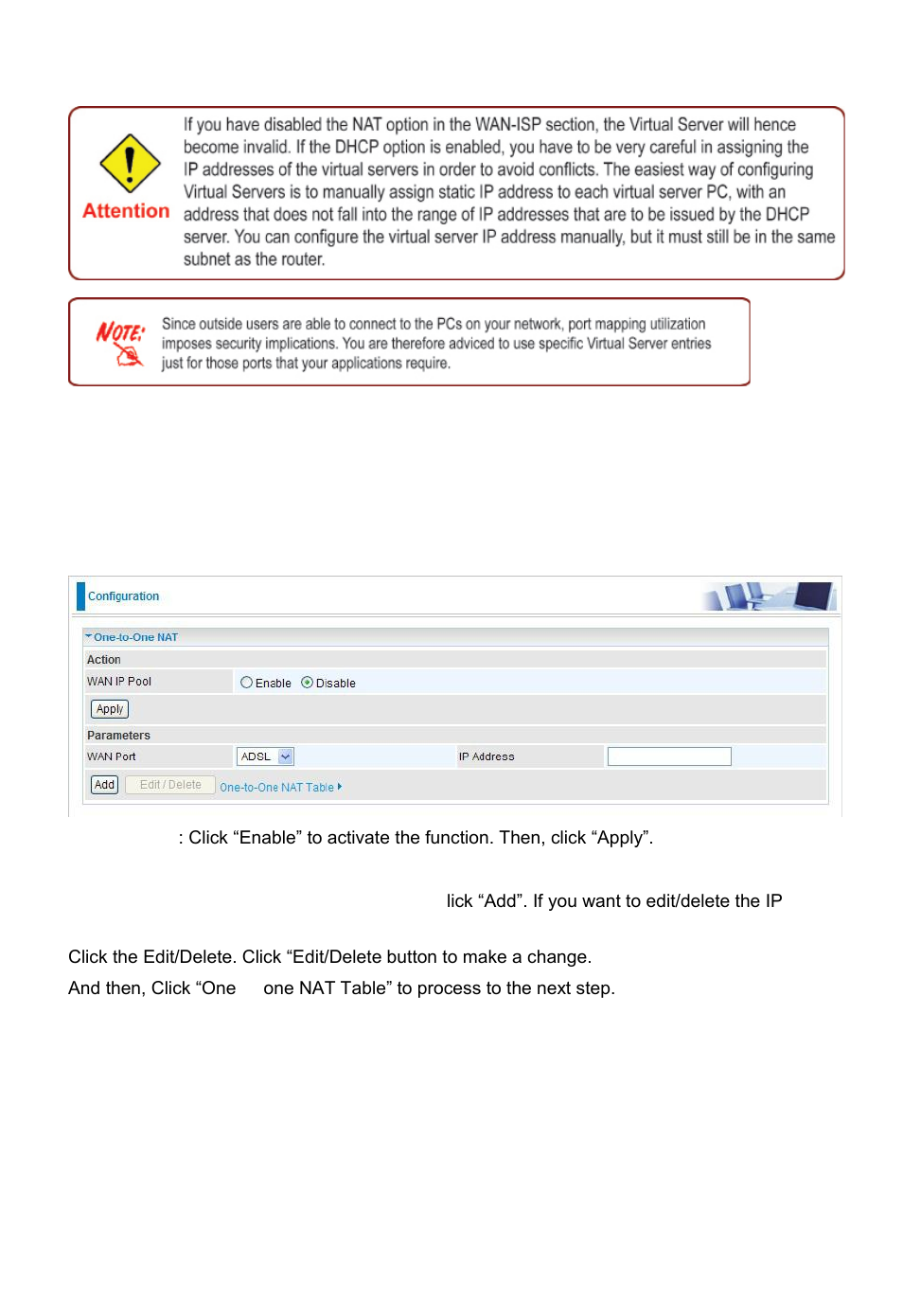 One-to-one nat | Niveo Professional NWAR33P User Manual | Page 130 / 155