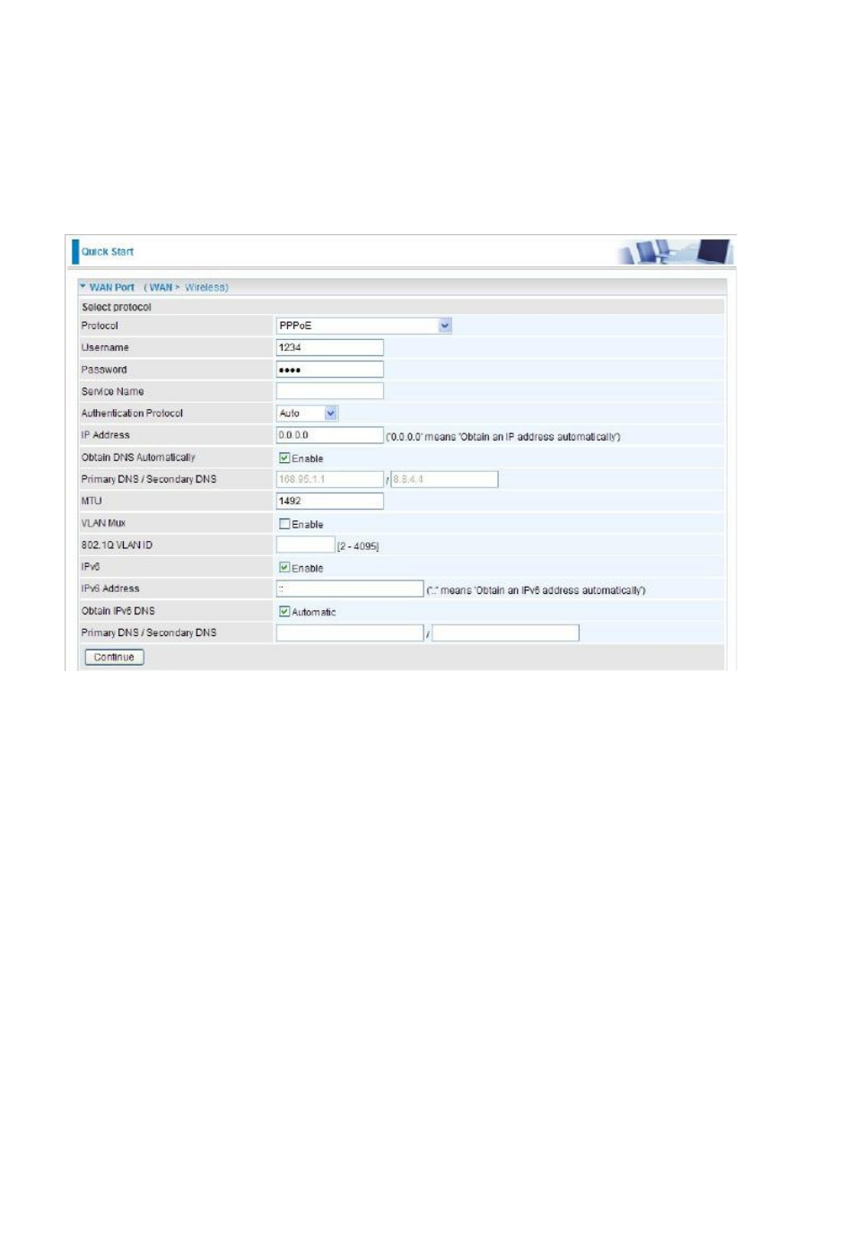 Ewan connect mode, Pppoe connection | Niveo Professional NWAR33P User Manual | Page 48 / 155