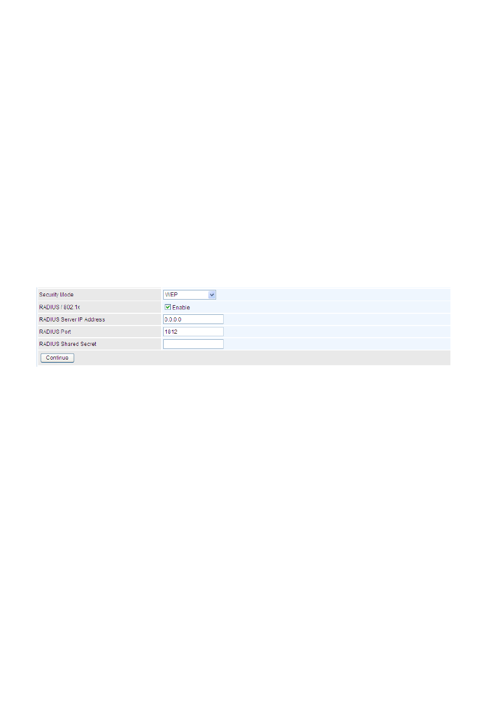 Security parameters | Niveo Professional NWAR33P User Manual | Page 65 / 155