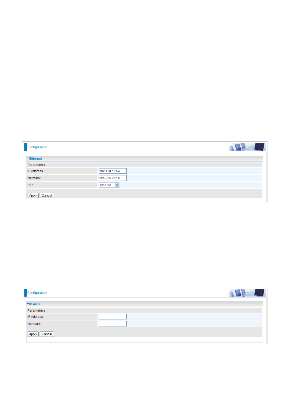 Ethernet, Ip alias | Niveo Professional NWAR33P User Manual | Page 72 / 155