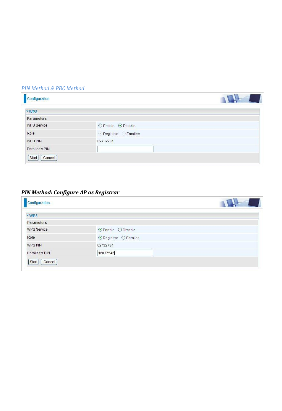 Pin method & pbc method, Wi-fi network setup | Niveo Professional NWAR33P User Manual | Page 79 / 155