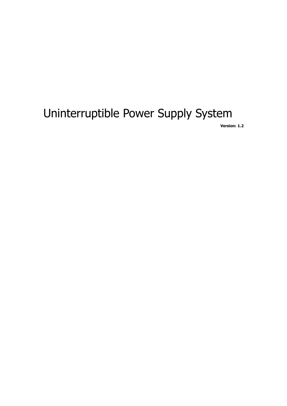 Uninterruptible power supply system | Niveo Professional NUPS22-1000U User Manual | Page 2 / 24