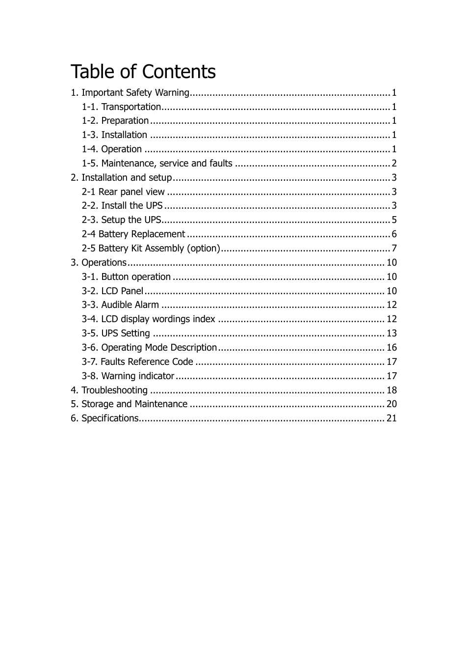 Niveo Professional NUPS22-1000U User Manual | Page 3 / 24