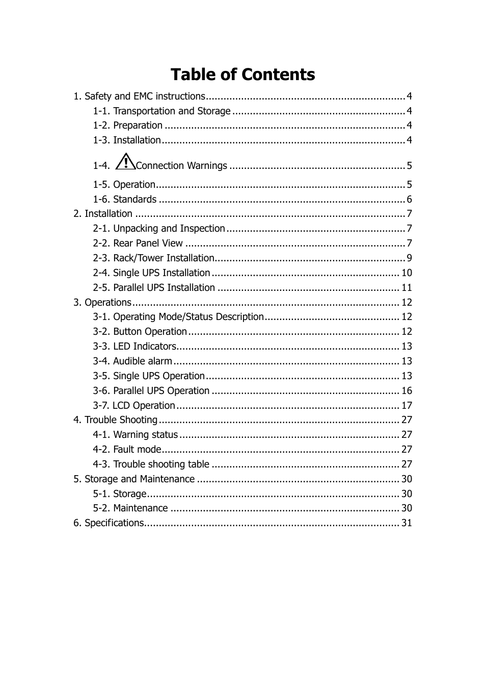 Niveo Professional NUPS22-6000U User Manual | Page 3 / 31