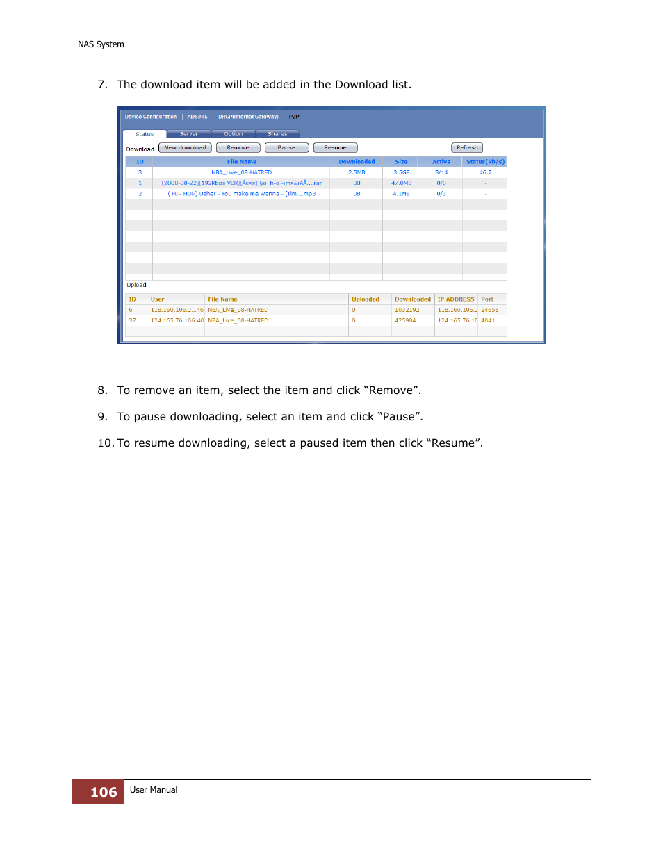 Niveo Professional NNAS-R4 User Manual | Page 106 / 189