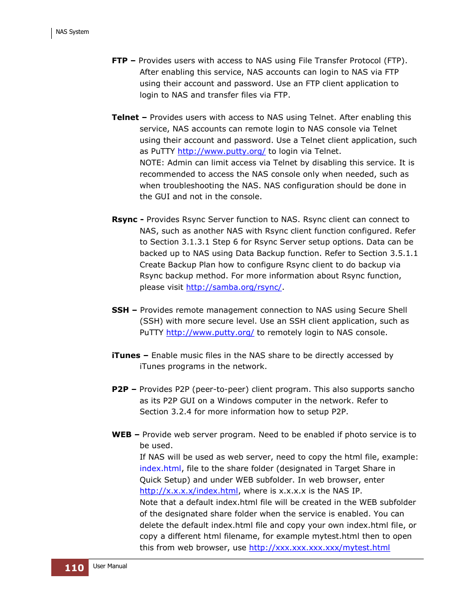 Niveo Professional NNAS-R4 User Manual | Page 110 / 189