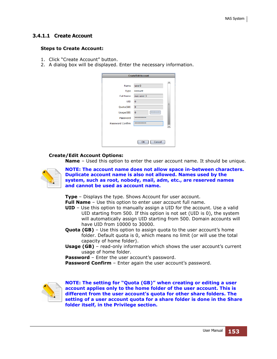 1 create account | Niveo Professional NNAS-R4 User Manual | Page 153 / 189