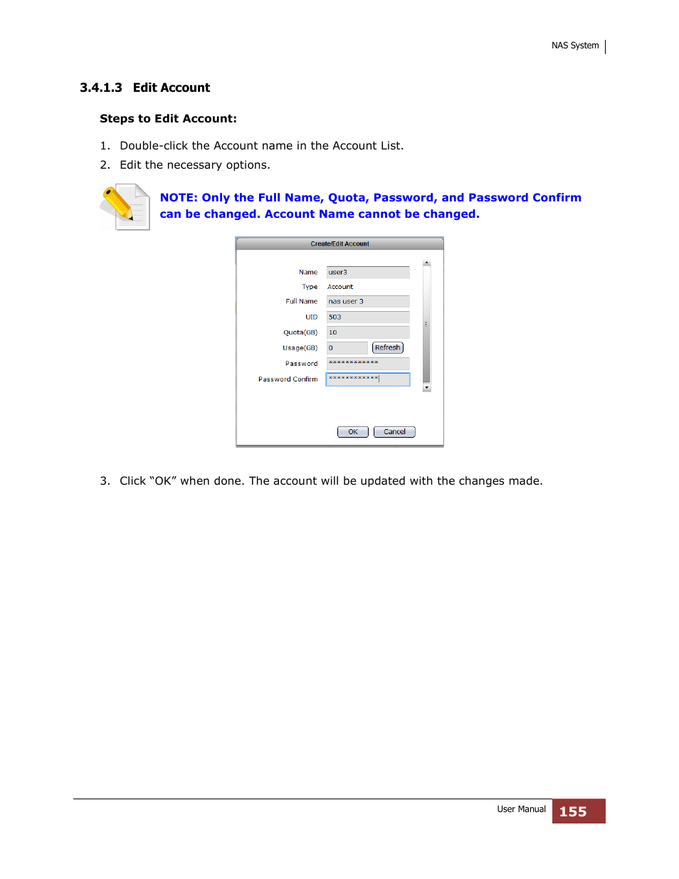 3 edit account | Niveo Professional NNAS-R4 User Manual | Page 155 / 189