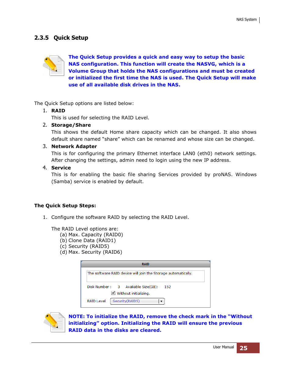 5 quick setup | Niveo Professional NNAS-R4 User Manual | Page 25 / 189
