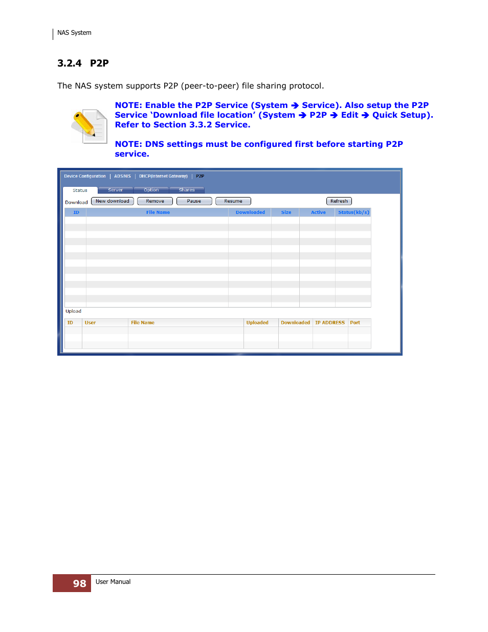 4 p2p | Niveo Professional NNAS-R4 User Manual | Page 98 / 189