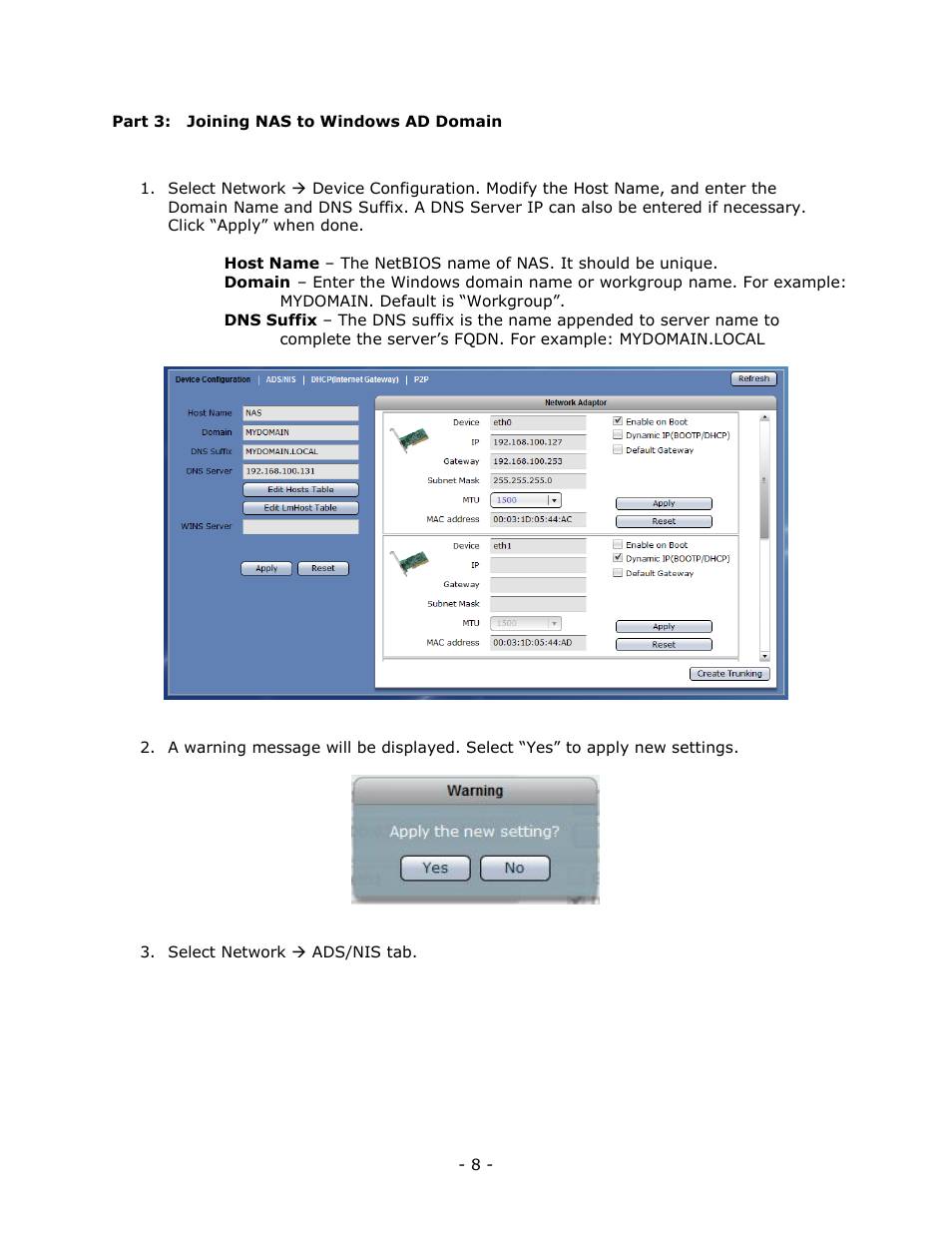 Niveo Professional NNAS-R4 Quick Installation Guide User Manual | Page 8 / 10