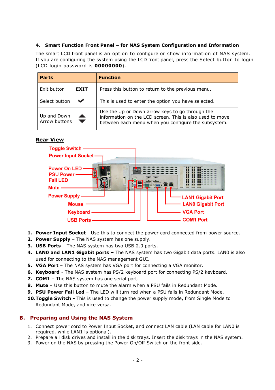 Niveo Professional NNAS-R8 User Manual | Page 2 / 7