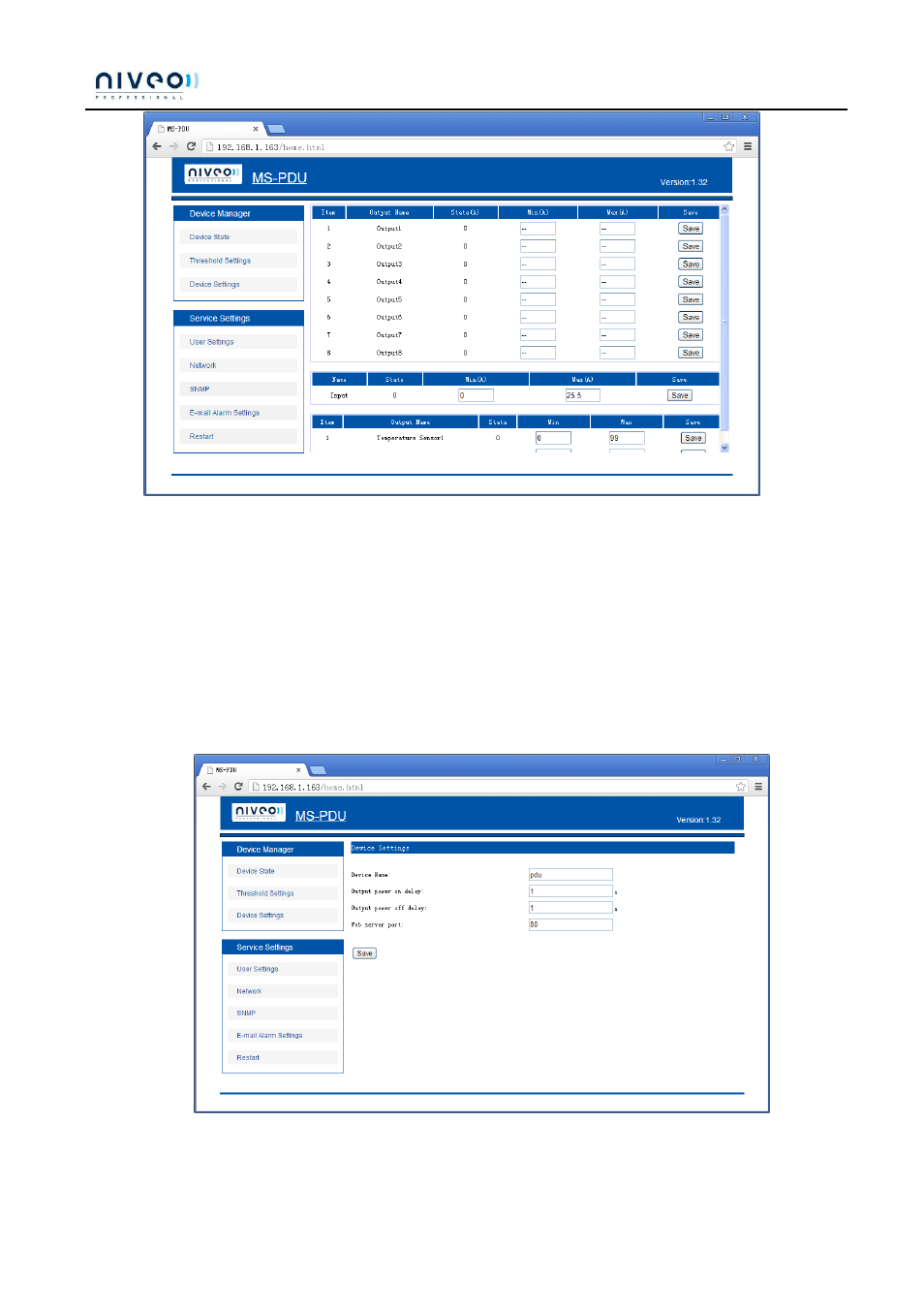 Niveo Professional NPD8C16A User Manual | Page 8 / 15