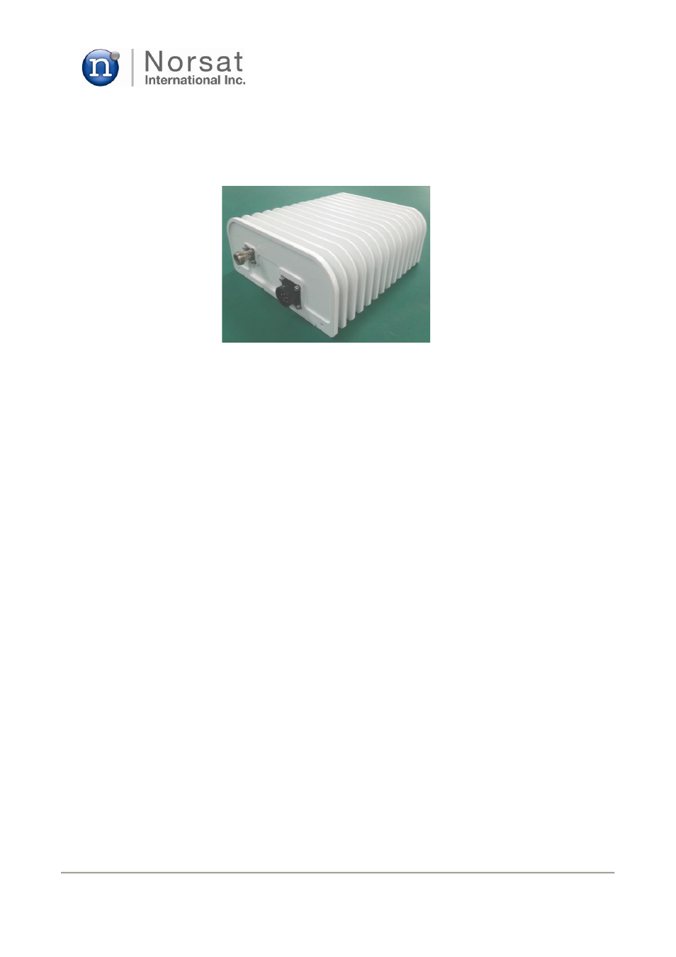 Norsat O3b 5W BUC User Manual | Page 12 / 28