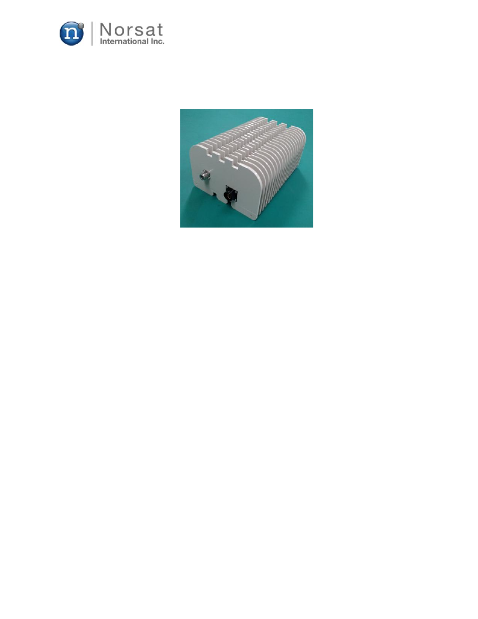 Cable installation 4.3, Watertight sealing up of cables and connectors 4.4 | Norsat O3b 10W BUC User Manual | Page 12 / 26