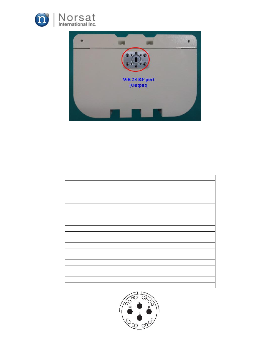 J3 / dc, m&c 2.3 | Norsat O3b 10W BUC User Manual | Page 8 / 26